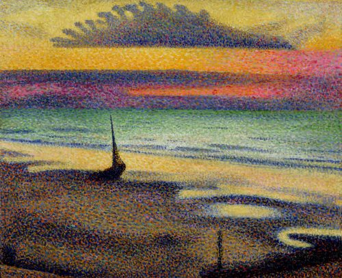 Georges Lemmen, The Beach at Heist, 1891