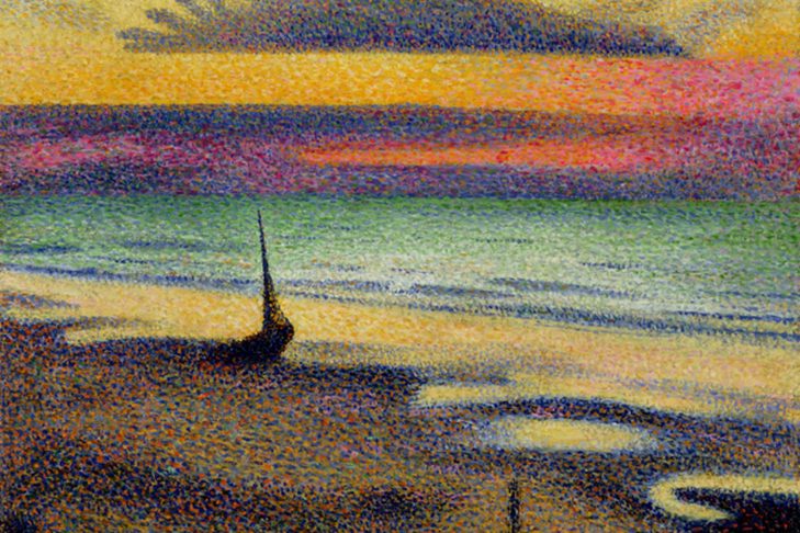 Georges Lemmen, The Beach at Heist, 1891