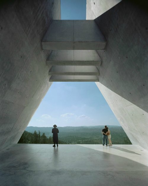Yad Vashem Holocaust Museum_View at end of prism_image by Timothy Hursley_CP