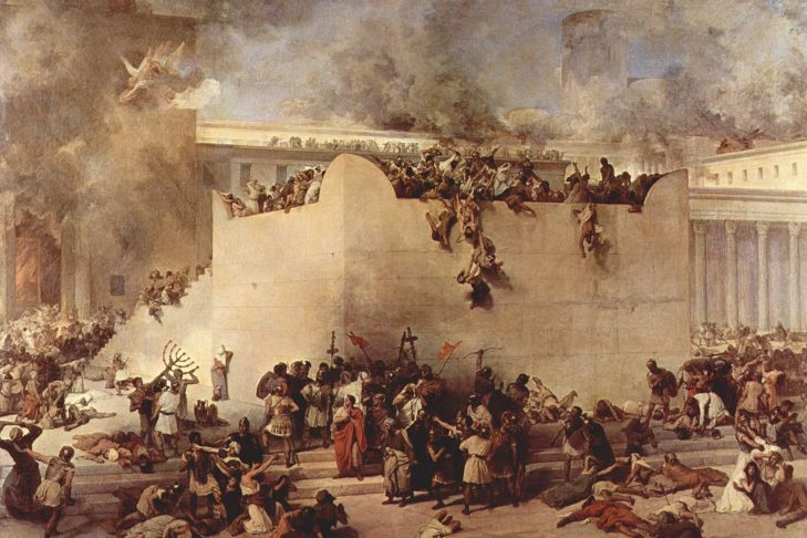 The destruction of the Temple of Jerusalem (1867, Francesco Hayez)