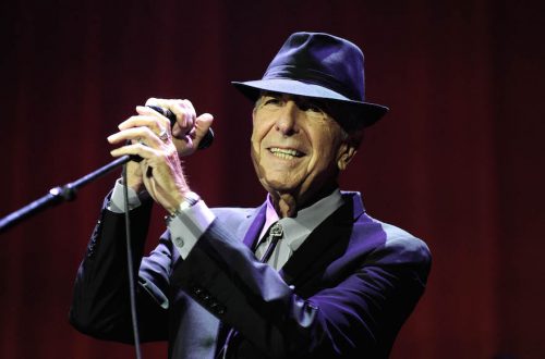Leonard Cohen in concert at the O2 Arena in London on Sept. 15, 2013. (Photo by Brian Rasic/Getty Images)