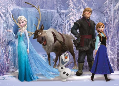 frozen_2 Elsa, Sven, Olaf, Kristoff, and Anna from Frozen
