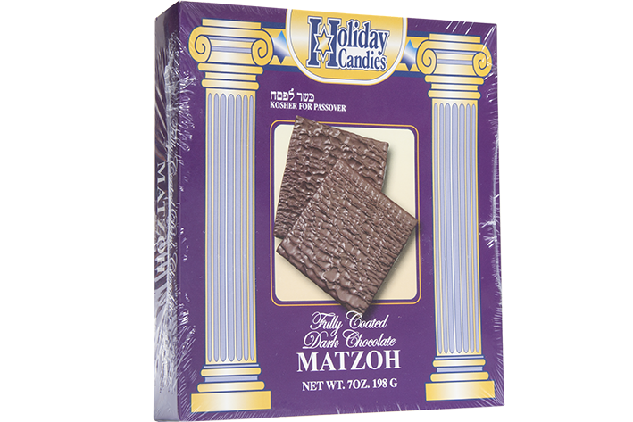 Holiday Candies Fully Coated Dark Chocolate Matzoh