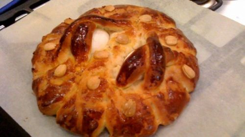 PURIM-CHALLAH-635x357 Boyoja Ungola Di-Purim, a Moroccan challah for Purim (Courtesy Phyllis Glazer)