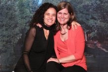 Rabbi Mychal Copeland, left, and her wife