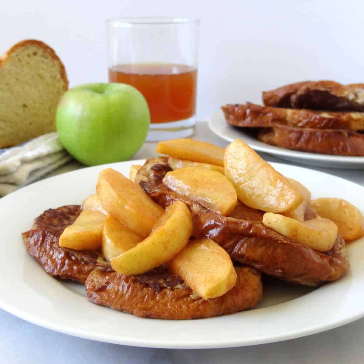Apple Cider Challah French Toast