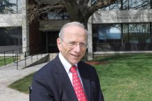 Jonathan Sarna has “done it all” at Brandeis, the university’s president says. (Uriel Heilman)