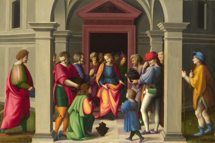 Joseph Receives his Brothers on their Second Visit to Egypt by Francesco Bacchiacca