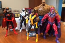 Jeremy Burton’s superhero figures collection (Courtesy photo)