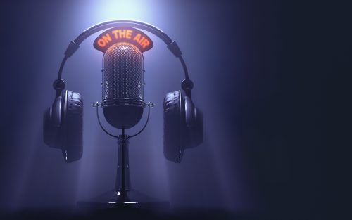 On The Air microphone and headphones, radio, podcast (Photo: ktsimage/iStock)