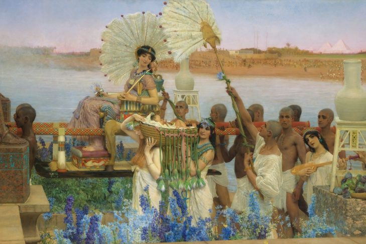 “The Finding of Moses” by Lawrence Alma-Tadema