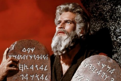Charlton Heston in “The Ten Commandments” (Promotional still)
