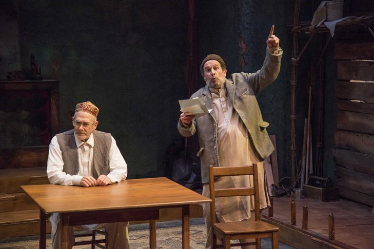 Joel Colodner, left, and Jeremiah Kissel in “Two Jews Walk Into a War” (Andrew Brilliant/Brilliant Pictures)