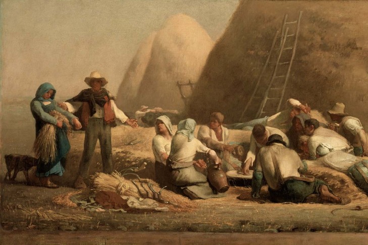 “Harvesters Resting (Ruth and Boaz)” by Jean-Francois Millet at the Museum of Fine Arts Boston