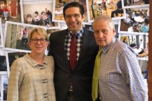 From left: Susan Goldsmith, chair of the board of JGS Lifecare, Adam Berman, president of CJL, and Barry Berman, CEO of CJL (Courtesy photo)