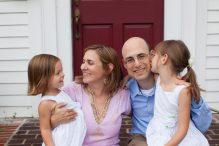Marissa Zwelling with her husband and daughters (Courtesy photo)