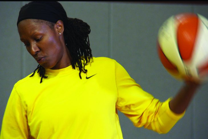 Chamique Holdsclaw in “Mind/Game: The Unquiet Journey of Chamique Holdsclaw” (Promotional still)