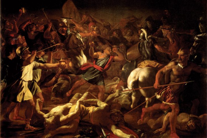 “Battle of Gideon Against the Midianites” by Nicolas Poussin (1626)