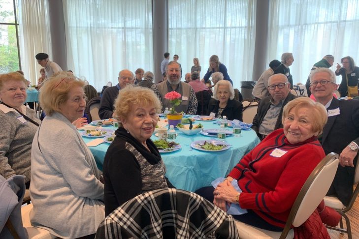 Guests at the 2019 Yom HaShoah luncheon organized by Cafe Hakalah (Courtesy photo)
