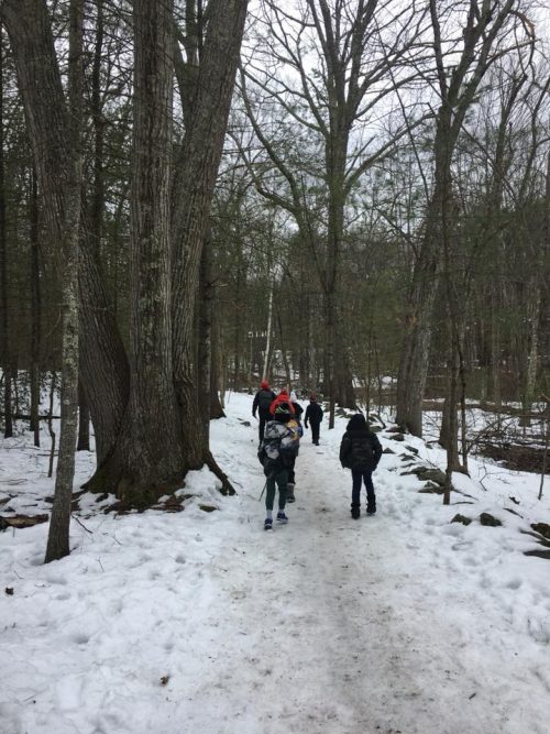 Nobscot with Kids on Trail 3.25.18