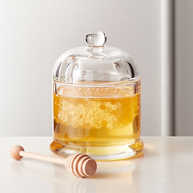 Swarm Glass Honey Pot