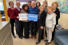 JF&CS Schechter Holocaust Services Advisory Council participates in the “We Remember” campaign (Courtesy photo)