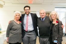 From left: Gilda Richman, Adam Berman, Barry Berman and Betsy Mullen (Courtesy photo)
