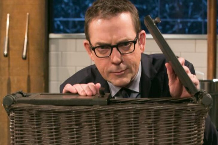 Ted Allen on “Chopped” (Courtesy photo: Susan Magnano)