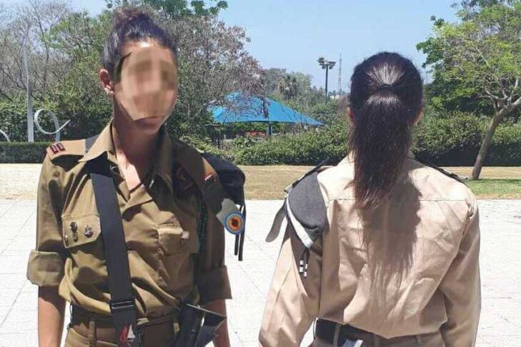 Two of Naomi and Boaz’s daughters in Israel, their identities obscured for security (Courtesy photo)