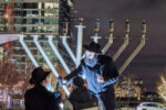 Hanukkah Menorah lighting