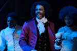 Daveed Diggs is Thomas Jefferson in HAMILTON, the filmed version of the original Broadway production.
