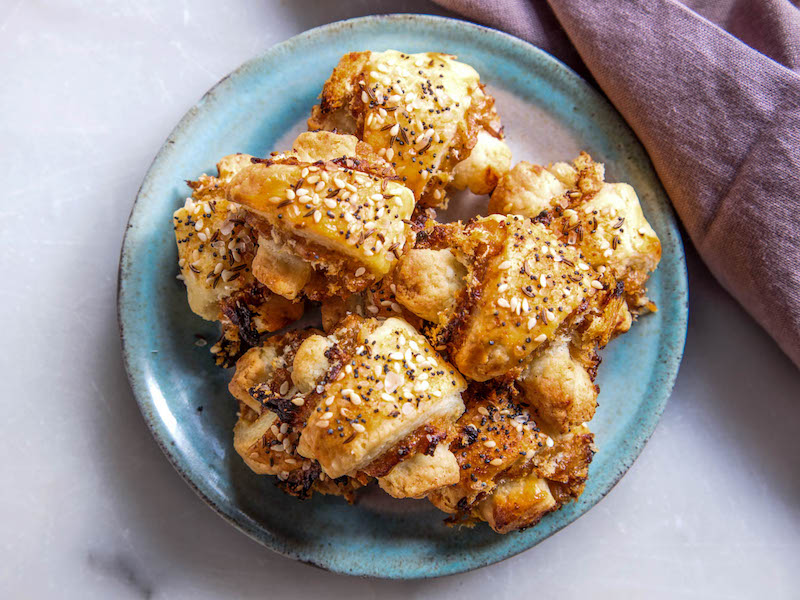 Everything-Bagel Rugelach With Onion Jam – Emily Dryden