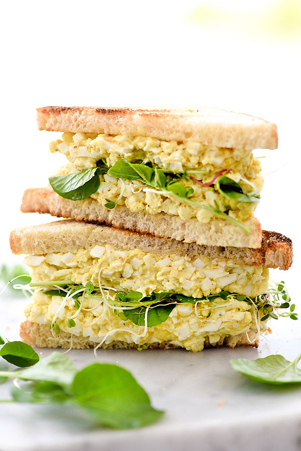 Curried Egg Salad Sandwich Recipe