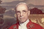 Pope Pius XII in 1951 (Public domain image: Michael Pitcairn)