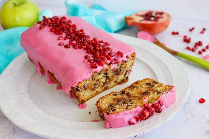 Apple Chocolate Chip Pomegranate Cake Apple Chocolate Chip Pomegranate Cake