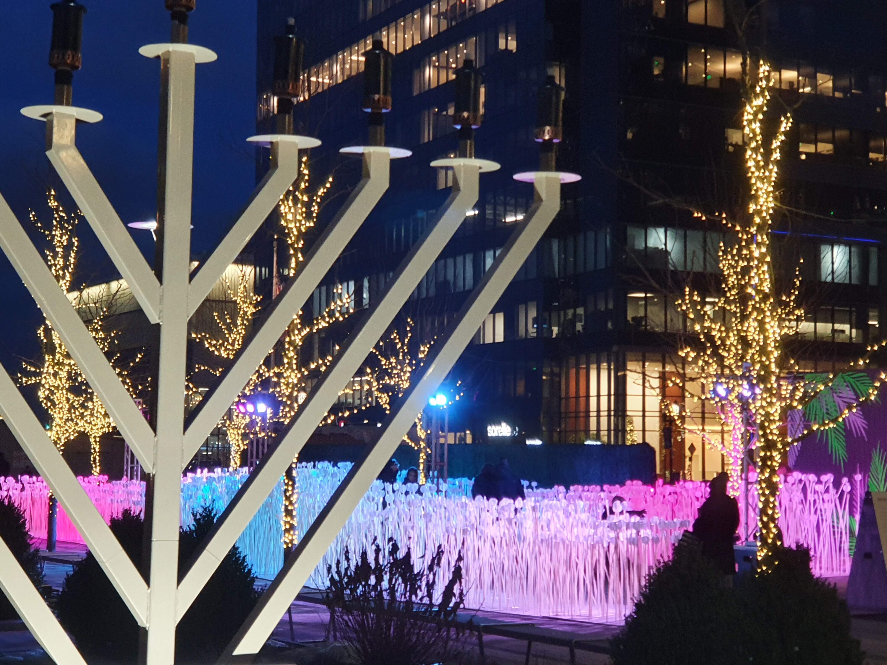 Menorah Lighting and Spectacular LED Light Show | JewishBoston