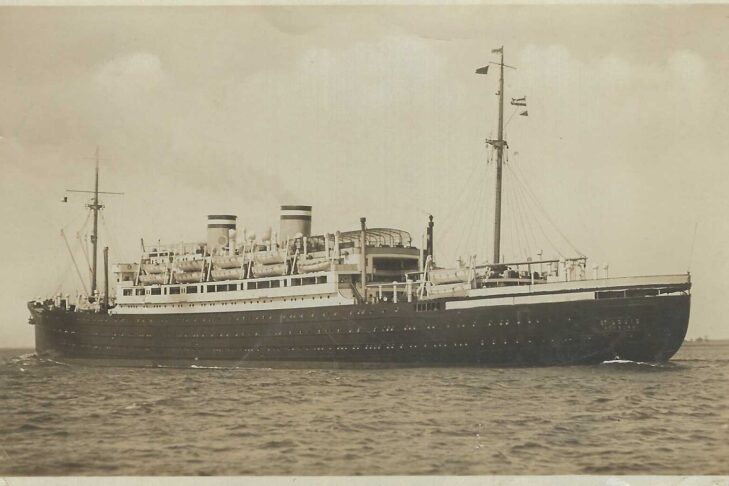 MS St Louis Ship KdF Postcard 1935 KdF Postmark – Copy
