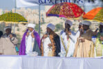 Kessim, religious leaders of the Ethiopian Jews, leads the Sigd prayer in Jerusalem, Israel Jerusalem, Israel - November 20, 2014: Kessim, religious leaders of the Ethiopian Jews, leads the Sigd pray in Jerusalem, Israel. The Sigd is an annual holiday of the Ethiopian Jews