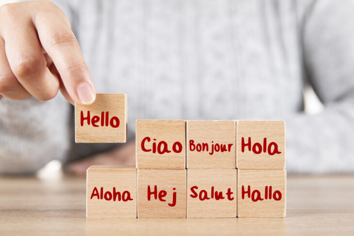 Hello in many different languages