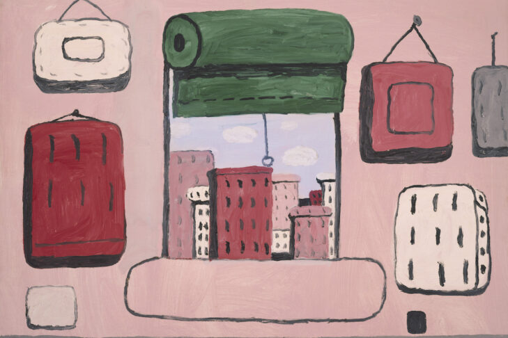 “Open Window,” 1969, by Philip Guston. Private collection. (© The Estate of Philip Guston, courtesy Hauser & Wirth/Reproduced with permission/Courtesy Museum of Fine Arts, Boston)