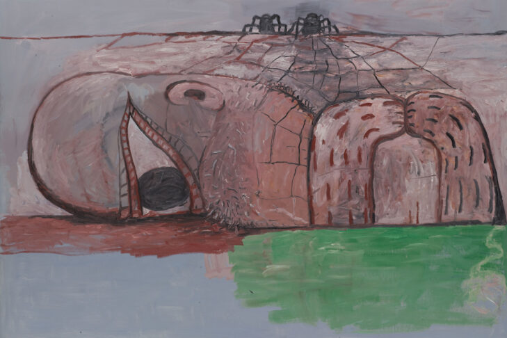 “Web,” 1975, by Philip Guston. The Museum of Modern Art, New York, gift of Edward R. Broida, 2005. (© The Estate of Philip Guston, courtesy Hauser & Wirth/Digital image © The Museum of Modern Art/Licensed by SCALA/Art Resource, NY/Courtesy Museum of Fine Arts, Boston)