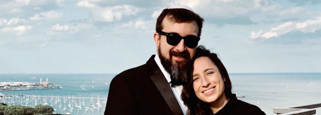 Rabbi Ezra Balser and his wife