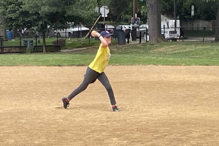 single parenting decade – Pitching in a Little League game