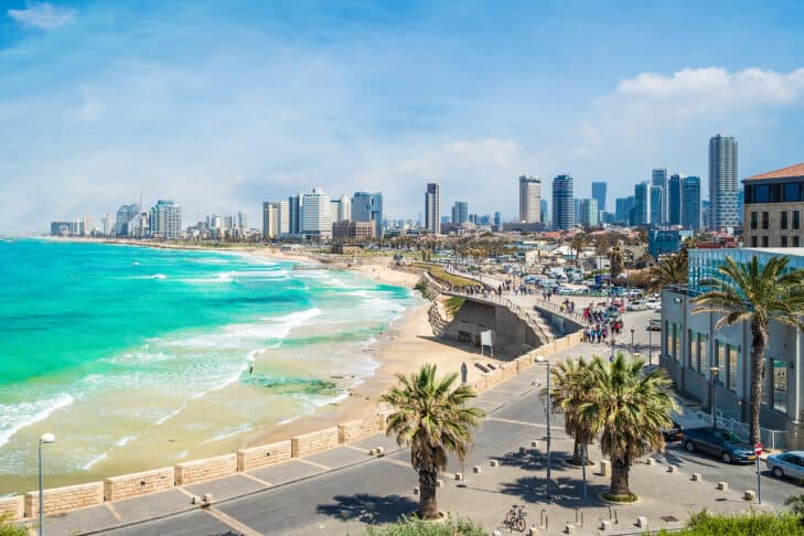 Panoramic view of Tel Aviv, Israel