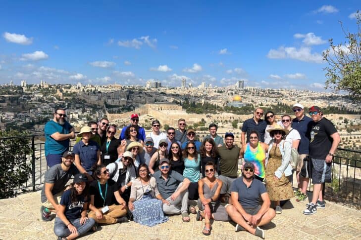 Honeymoon Israel Participants in Jerusalem. Photo credit to Honeymoon Israel.
