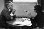 Gitta Sereny interviews Franz Stangl (Photo: Don Honeyman/Facing History)