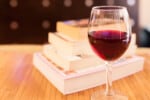 A glass of wine, and a good book.