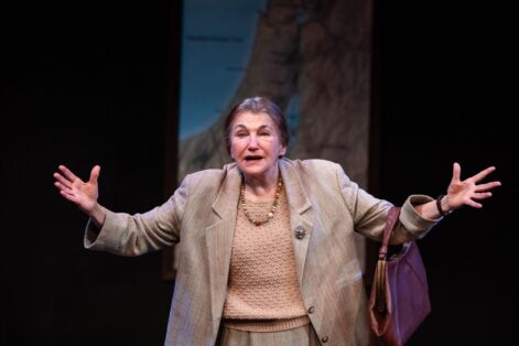 Annette Miller as Golda Meir in "Golda's Balcony" (Courtesy photo: Nile Scott Studios)