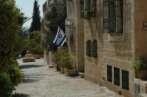 Israeli Flag of Israel Jerusalem