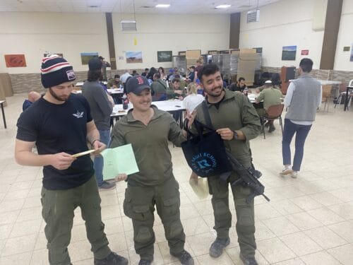 Visiting Israeli soldiers on CJP's Soldiery Mission. (Photo: JulieSue Goldwasser)